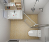 Home S Trap Siphon One Piece Toilet