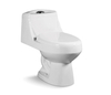 Bedroom White Hand Press One Piece Toilet