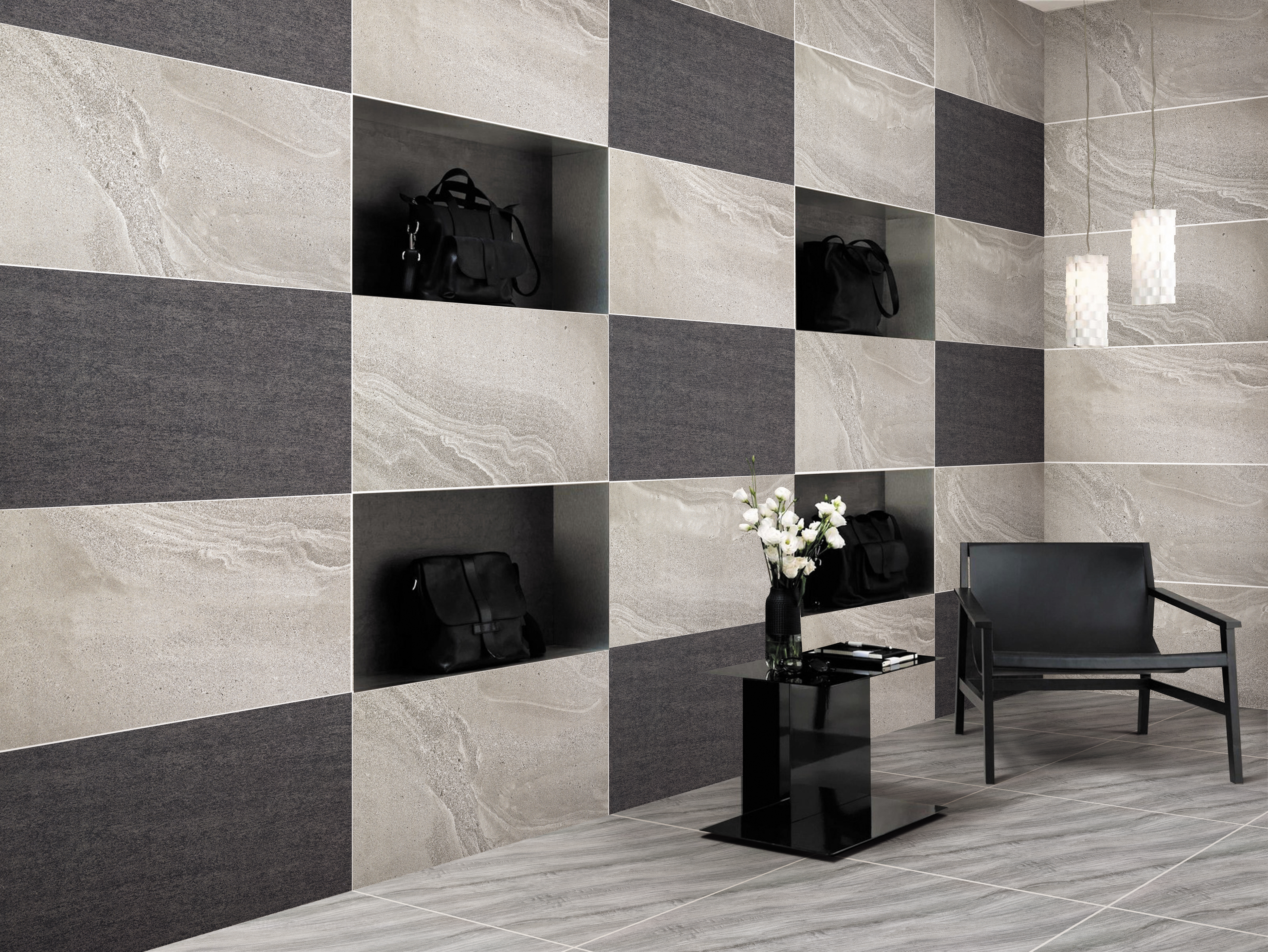 GJT3638 (2)+300x600mm Inkjet Style Porcelain Glazed Rustic Wall Tiles