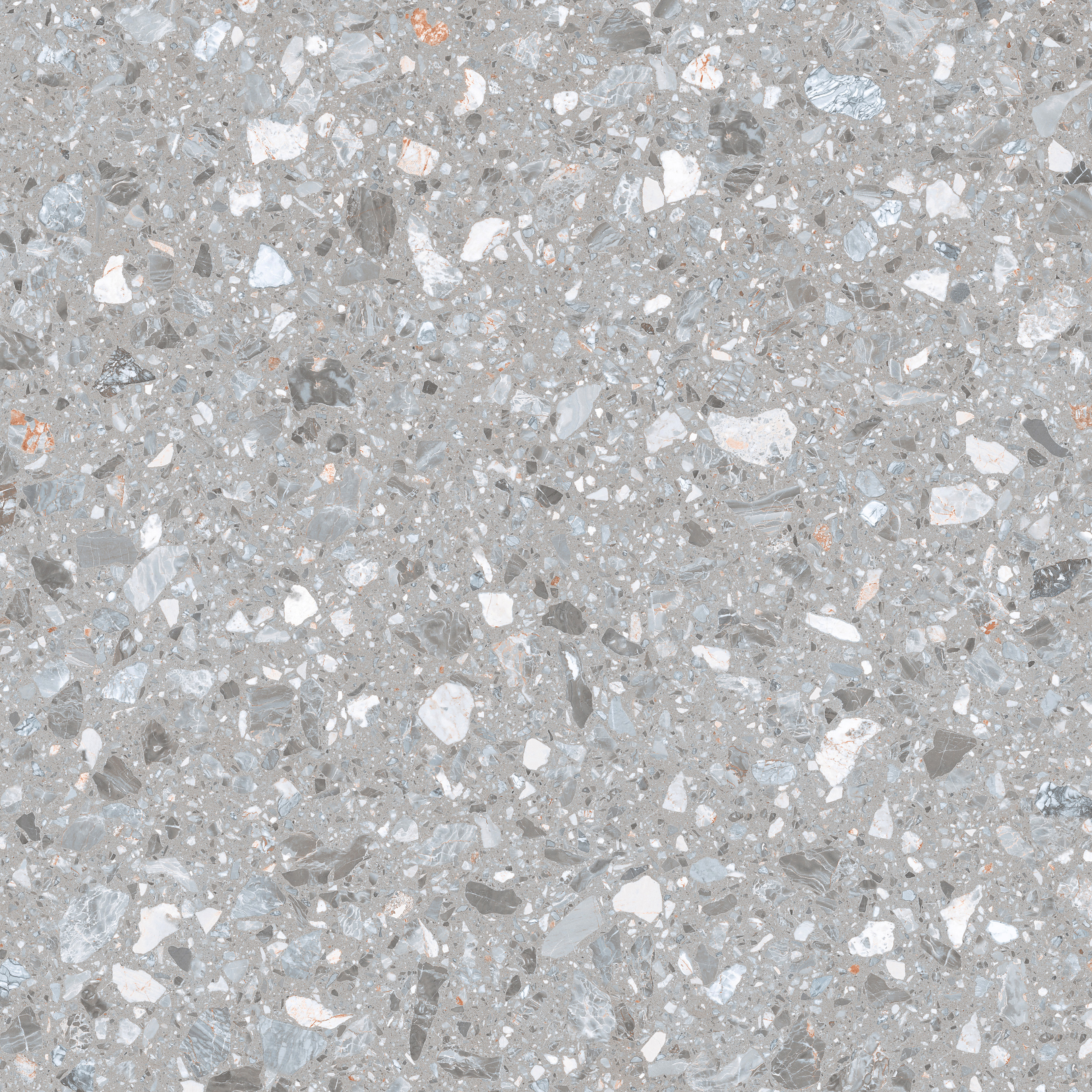 Grey Terrazzo Mediterranean Rustic Tiles For Bathroom