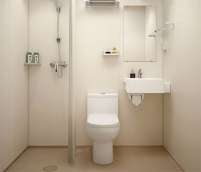 School White Round One Piece Toilet 