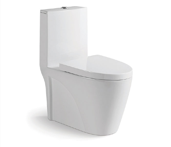 White P Trap Ceramics One Piece Toilet 