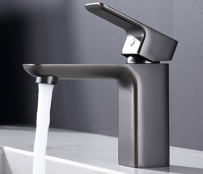 Bathroom Matte Retractable Basin Mixer 