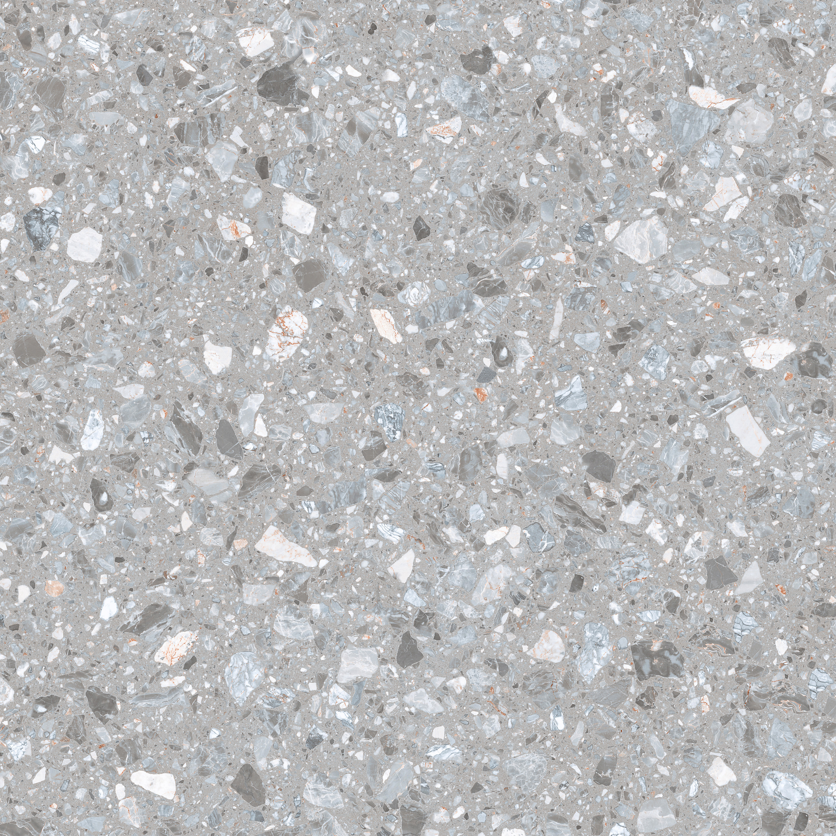 Grey Terrazzo Mediterranean Rustic Tiles For Bathroom