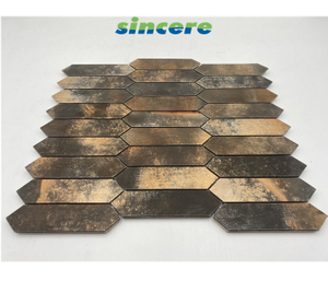 Rustic Bronze Metal Mosaic For Indoor