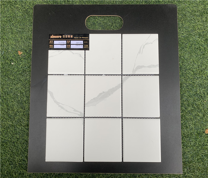 附图-3 Carrara White Marble Patterns Square Shape Porcelain Mosaic