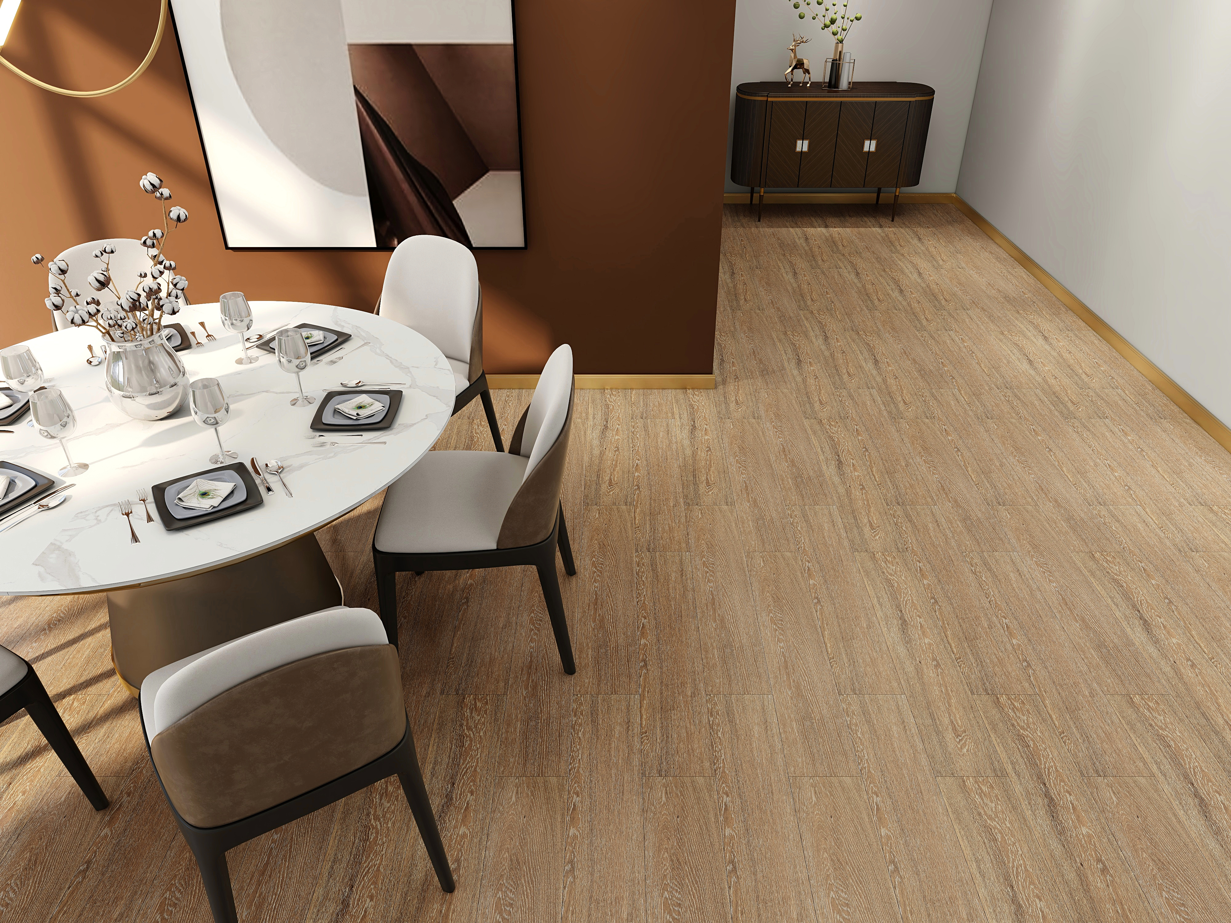 MWTD1023060效果图+Wholesale Supply Woood High Quality Best-selling Non-slip Natural Wood Look 200X1000MM Floor Tiles