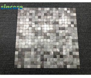 Metal Color Aluminum Metal Mosaic For Bedroom