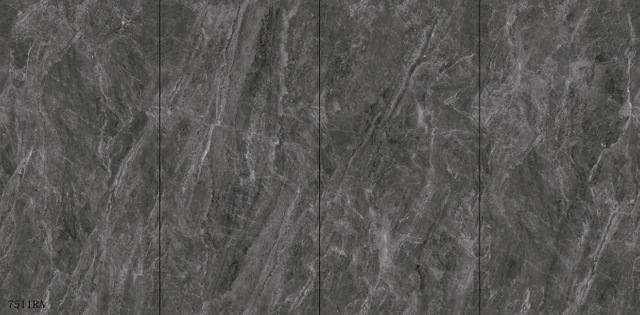 Dark Color 750x1500mm Gray Marble Look Soft Glossy Bathroom Floor Tiles Wall Tiles 