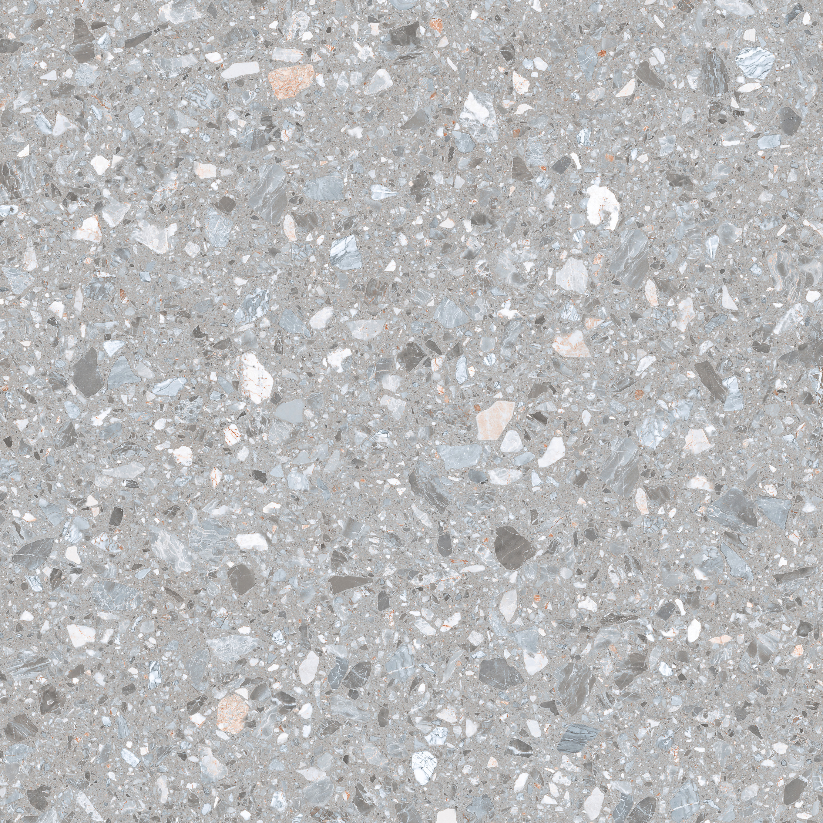 Grey Terrazzo Mediterranean Rustic Tiles For Bathroom